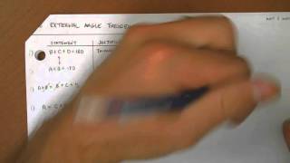 External Angle Theorem - Proof and Examples