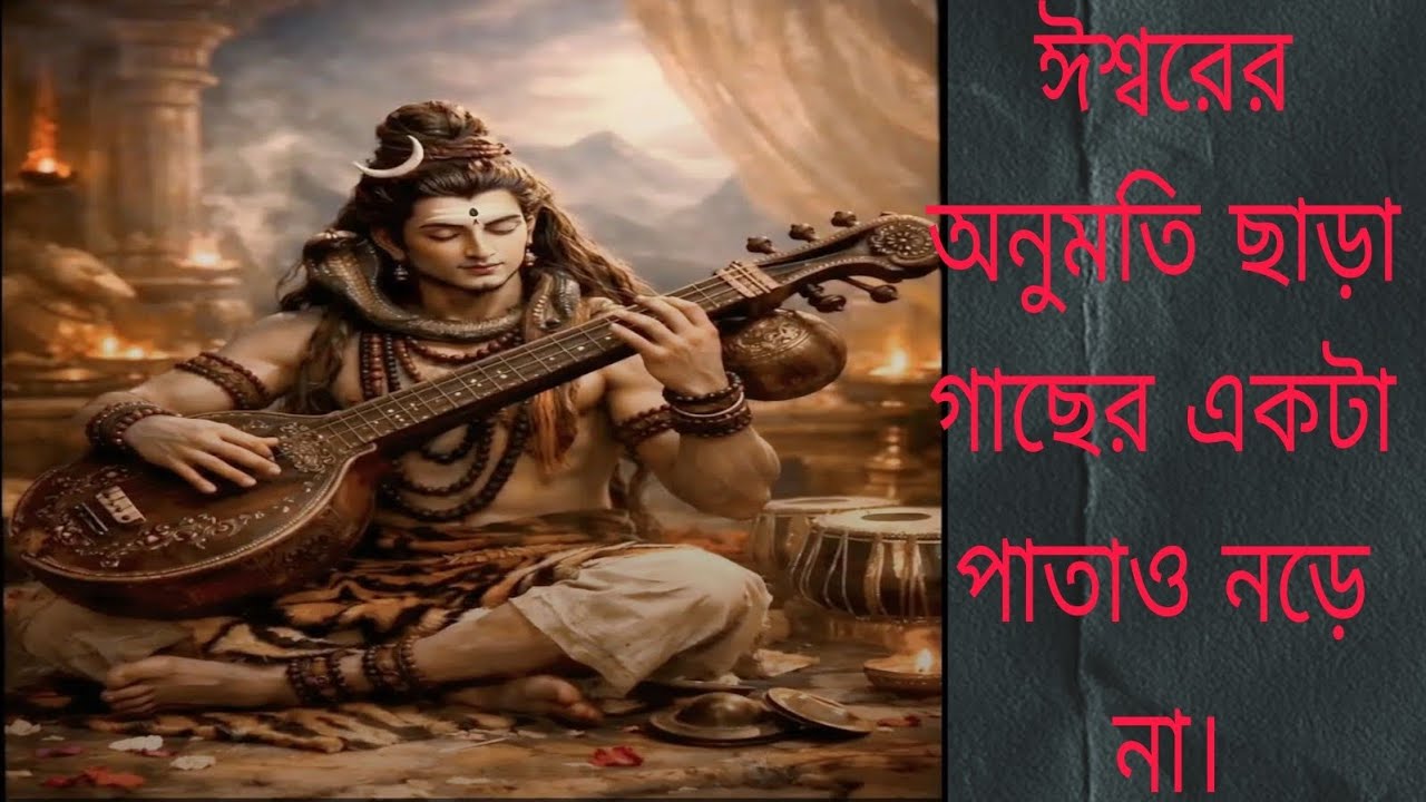 ঈশ্বরের অনুমতি ছাড়া গাছের একটা পাতাও নড়ে না।