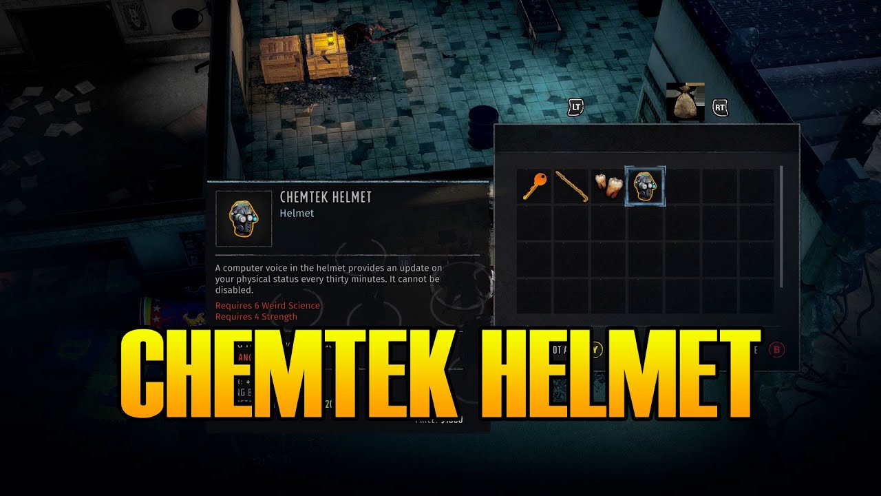 Wasteland 3 How To Get The Unique Chemtek Helmet & Unique Dental Pick