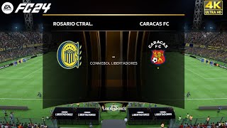 Rosario Central Vs Caracas // Copa Libertadores [FC 24 Next Gen PS5 /Series X] 4k