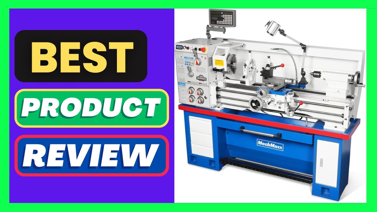 14" x 40" Industrial Metal Lathe Machine with Variable Speed DRO