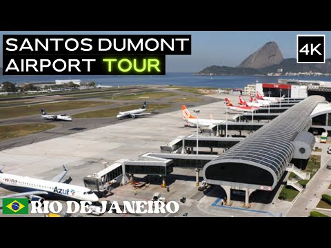 ?? | Santos Dumont Airport Virtual Tour | Rio de Janeiro, Brazil | ⁴ᴷ⁶⁰