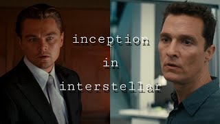 inception in interstellar!
