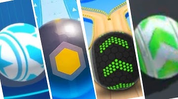 Sky Rolling  vs Action Balls  vs Going Balls vs Raccing Balls #40 I All level gameplay Android, IOS