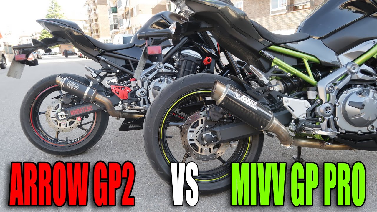 ARROW GP2 vs MIVV GP PRO // SOUND TEST!! Z900! [Kira Moto]