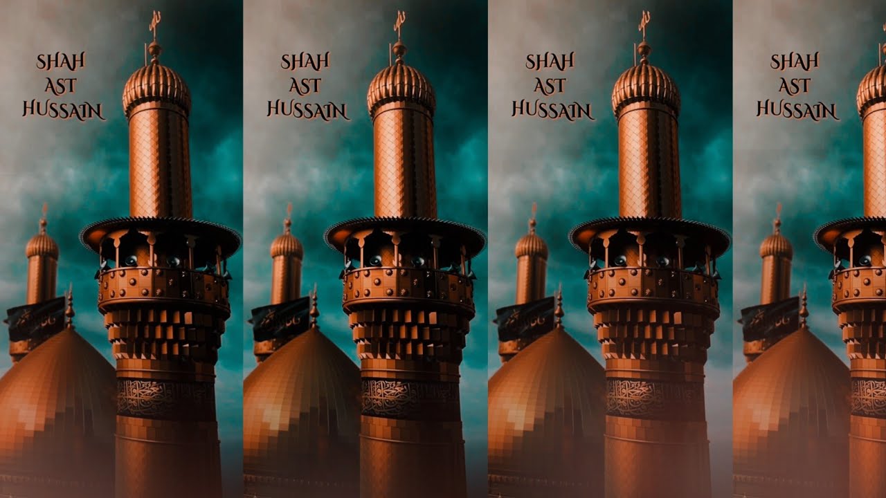 Hazrat-e-hussain • |            Sah ast Hussain. | Full screen status 💞 • |