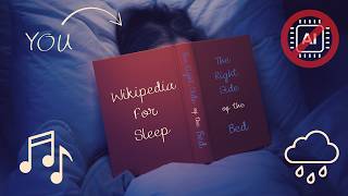 Cosy Bedtime Reading with Rain and Music for Adults | Wikipedia to Fall Asleep - Sleep