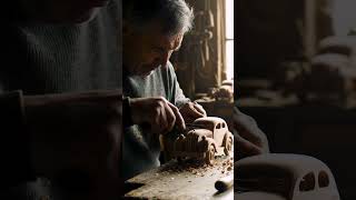 crafting a handmade #wooden  #toy  #car