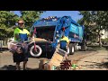 Peterbilt 520 • McNeilus XC Garbage Truck on Bulky Waste