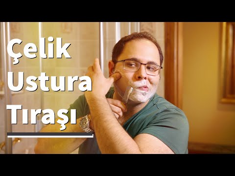 Çelik ustura tıraşı - Straight Razor Shave