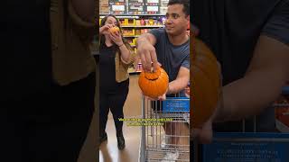 Pumpkin patch surprise for his love!