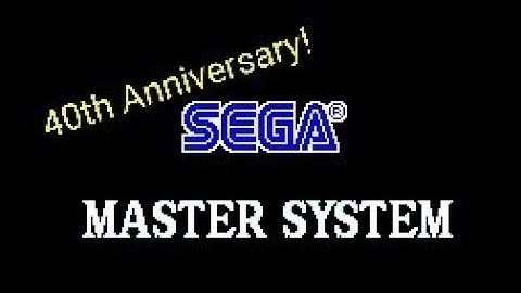 40th Anniversary Sega MK 3/Master System homage 