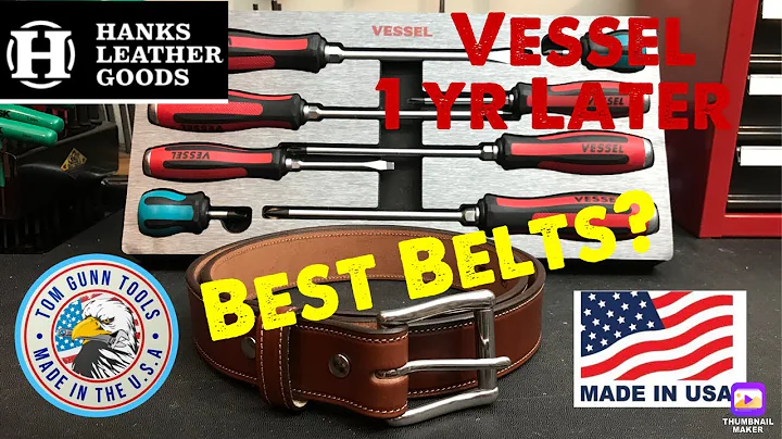 Vessel Screwdriver 1 Year Review & Hanks Belts Review! Made in USA!