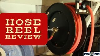 Harbor Freight 50 foot Hose Reel Review, Installation and Repair