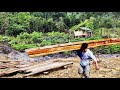 moving wood to new land, researching houses. Preparing to build a new house