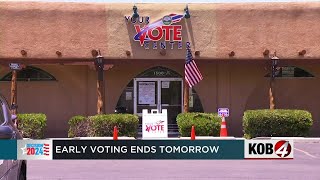 Early voting for New Mexico primary election ends Saturday