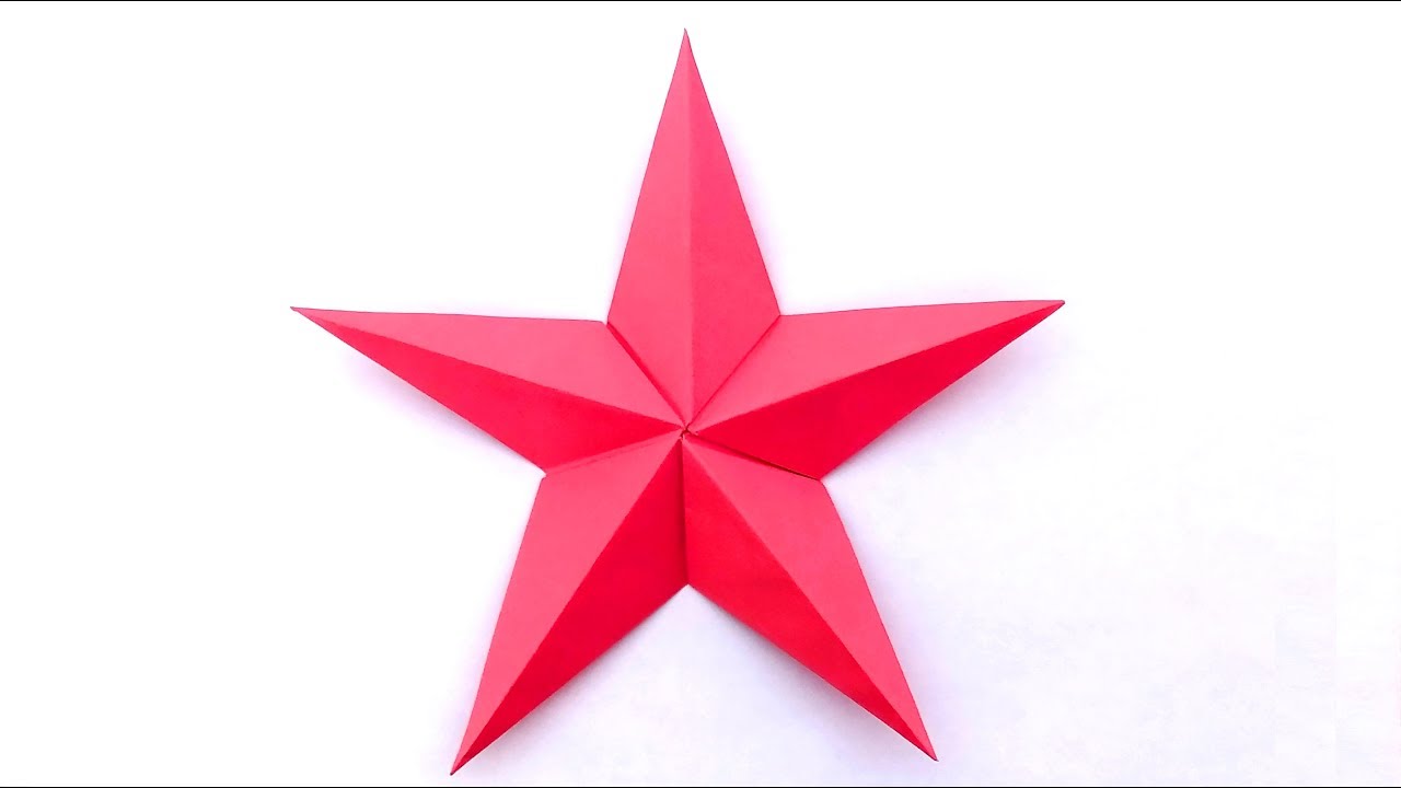 Сделать звезду из бумаги на 9. Пятиконечная звезда оригами. Объемная пятиконечная звезда из бумаги объемная. Пятиконечная звезда 9 мая. Объемная звезда на 9 мая.