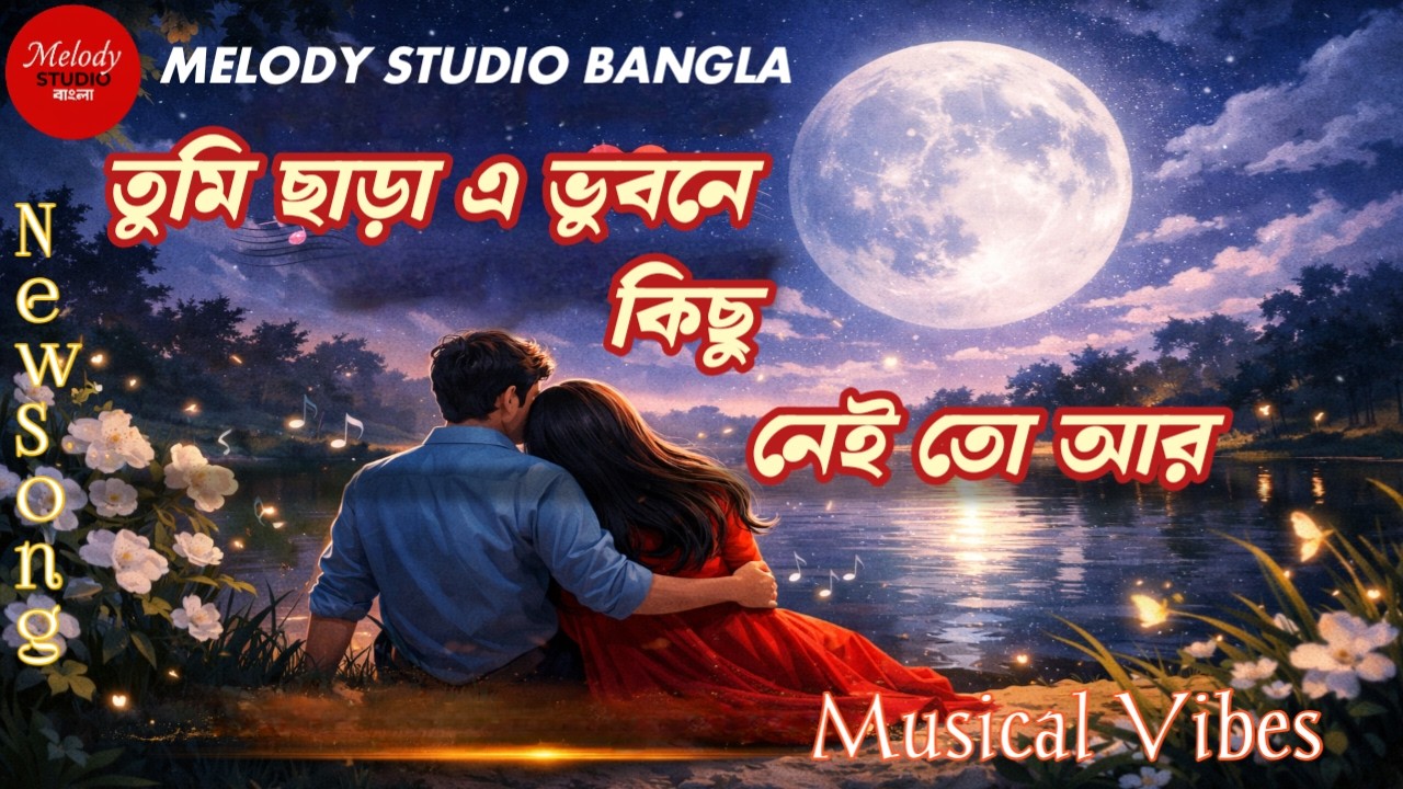 Tumi Sara Abhubone । তুমি ছাড়া এ ভুবনে কিছু নেই তো আর । Melody Studio Bangla। New Romantic Song ।