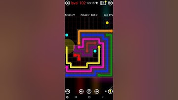 How To Solve Flow Free 12x15 Mega Mania Pack Level 102 Board Walk Through Solution Walkthrough