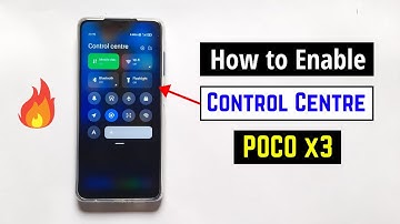 Control Centre in Poco X3 || How to enable Contol in MIUI 12 || Control centre in miui 12