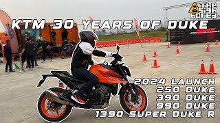 KTM 30 Years of Duke | 2024 Launch | 250 Duke | 390 Duke | 990 Duke | 1390 Super Duke R