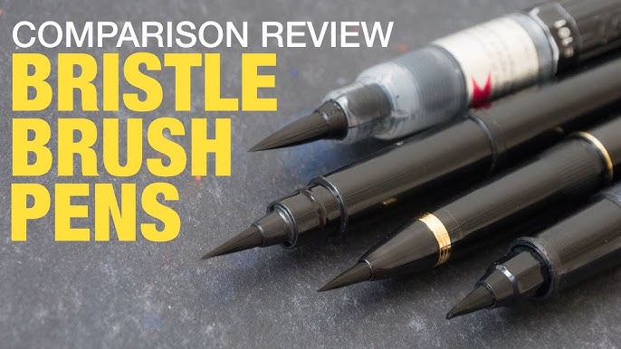 Pentel brush pen review and comparison Pentel pocket art 