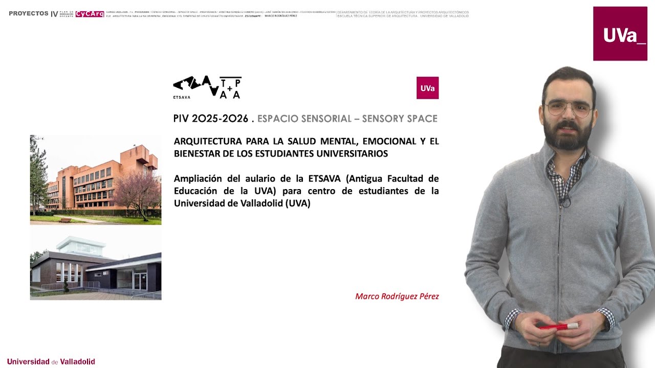 AMPLIACIÓN DEL AULARIO ETSAVA PARA CENTRO DE ESTUDIANTES DE UVa | PROYECTOS IV MARCO RODRÍGUEZ