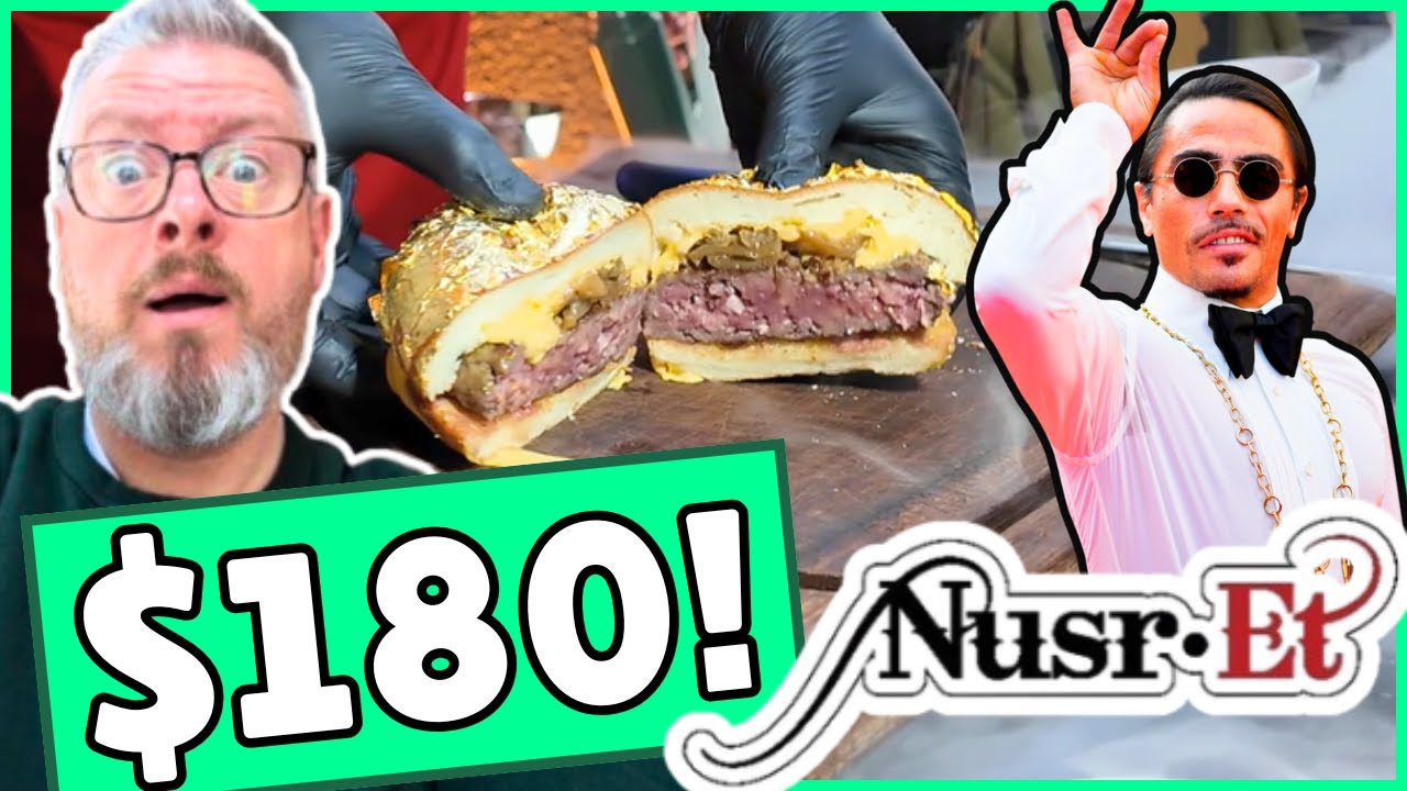 $180 For a BURGER? I Review SALT BAE NYC