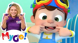 The Laughing Song | CoComelon Nursery Rhymes & Kids Songs | MyGo! Sign Language For Kids