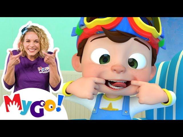 The Laughing Song | CoComelon Nursery Rhymes & Kids Songs | MyGo! Sign Language For Kids class=