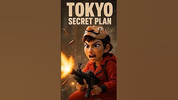 Tokyo Secret Plan Money Heist in 3D #pixarstyle #youtubeshorts #shortsfeed #ai #aianimation