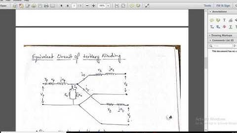 Lecture-7- Tertiary winding and Auto transformer