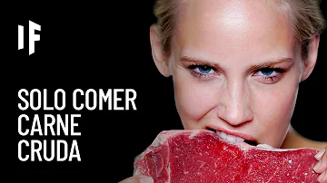 ¿Por qué los humanos no pueden comer carne cruda?