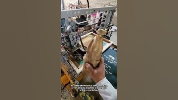 Semi Automatic Screen Printing Machine in Action