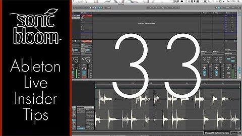 Ableton Live Insider Tips: Recording Changes of Mapped Clip Parameters  (Transpose)