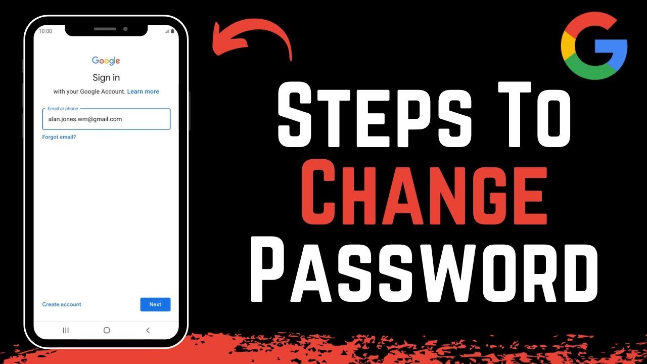 Google Account How to Change Password - YouTube
