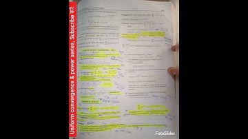 Chapter-Uniform Convergence & Power Series Bsc MSc mathe CSIR-NET GATE 🙏cucet pg ug#pointwise#power