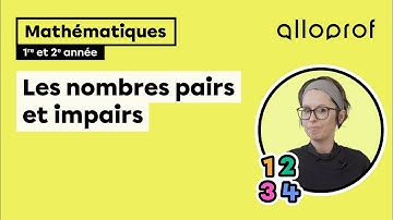 Les nombres pairs et impairs | Mathématiques | Primaire