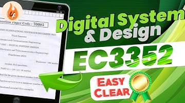 Digital System Design EC3352 important Questions 2024 | Study Plan | Anna University