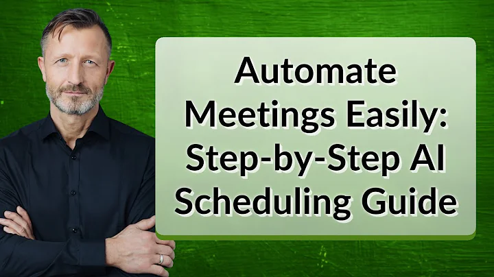 Automate Meetings Easily: Step-by-Step AI Scheduling Guide