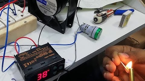 selecCH403A-1-NTC temperature controller wiring & programming Tamil