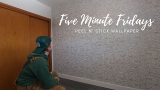 How to install Peel and Stick Wallpaper