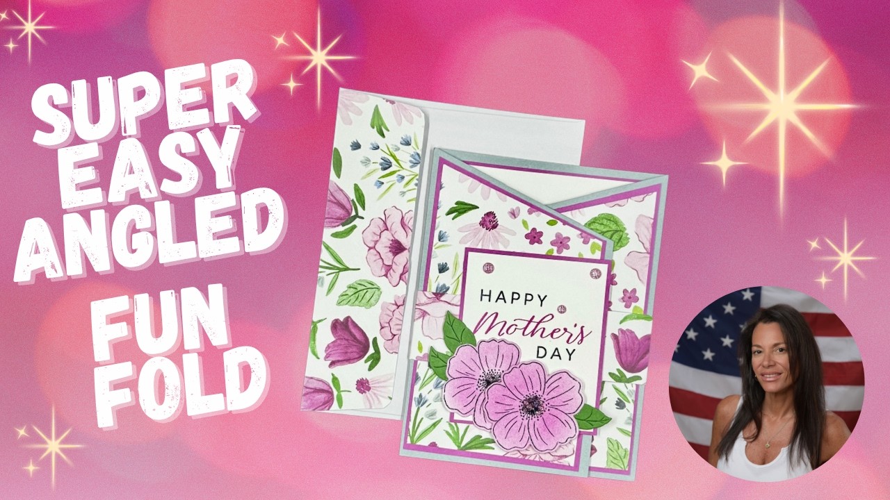Easy Angled Fun Fold Card Tutorial | Step-by-Step DIY Card Making for ...