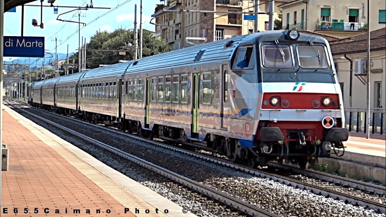 TRENI IN TRANSITO A FIRENZE Treno Frecciarossa 1000 x2,Italo EVO NTV,IC SUN,Regionali,Merci (2