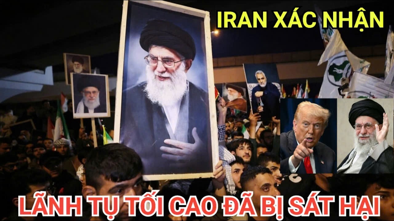 Mỹ quá đáng sợ: lãnh tụ tối cao của Iran ông Ali Khamenei đã bị hạ sát.