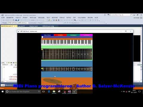 MIDI Piano mit VisualBasic, C oder WPF programmieren
