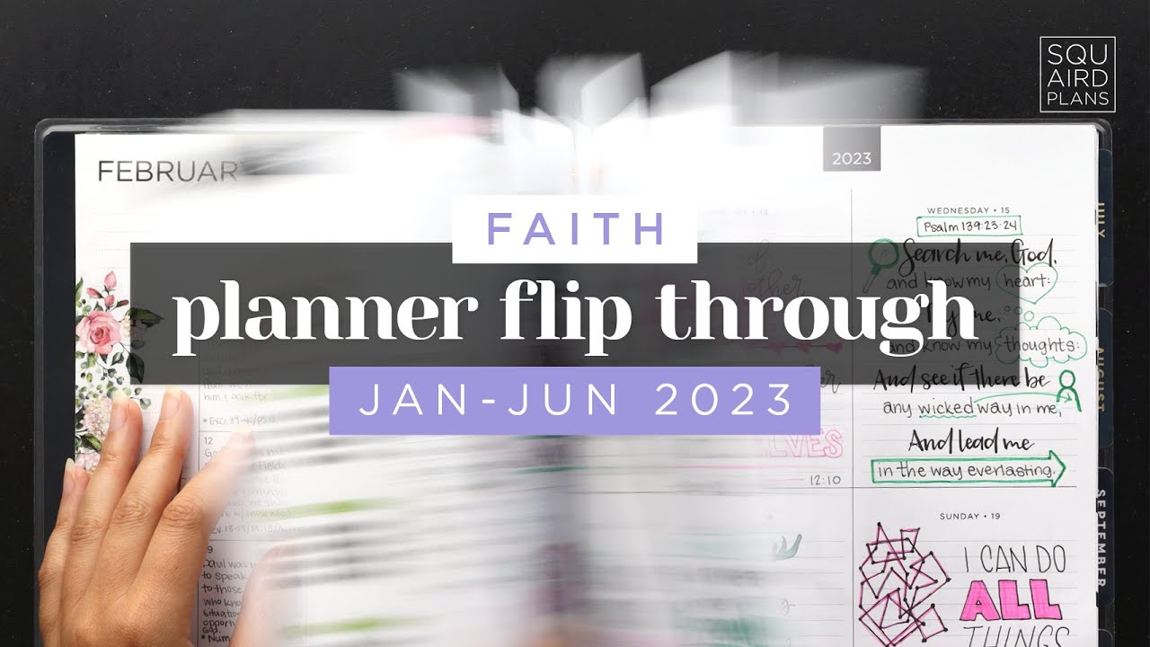 MIDYEAR FAITH PLANNER FLIP THROUGH 2023 COMPLETED QUADRANT LAYOUT midyear-faith-planner-flip-through-2023-completed-quadrant-layout