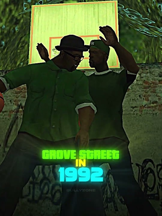 Grove Street Used To Be Great In The Old Days🔥 | #gtasanandreas #shorts