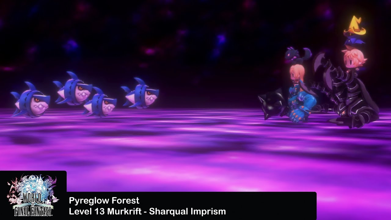 World Of Final Fantasy - Pyreglow Forest Level 13 Murkrift, Sharqual Imprism