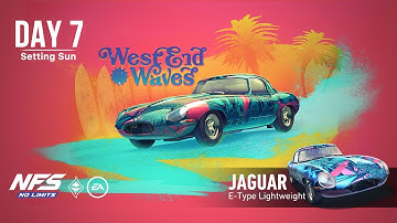 Need For Speed: No Limits | Jaguar E-Type Lightweight (West End Waves - Day 7 | Setting Sun)